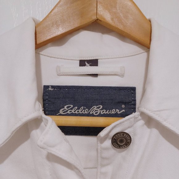 Eddie Bauer - White Jean Jacket - Picture 7 of 13